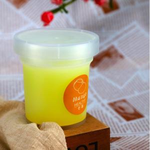 Custom 500ml plastic PP ice cream cup container packaging pudding jelly mousse