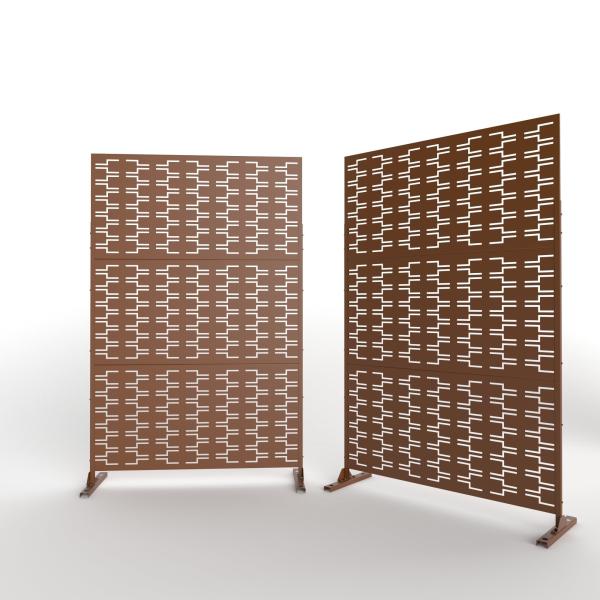 Quality Rectangle Room Divider Screen Aluminum Smooth Surface Fire Resistant wholesale