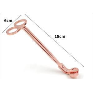Rose Gold Round Head Candle Wick Scissors Candle Extinguisher First Class