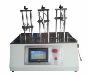 China 3 Stations Electronics Lab Testing Equipment , Pneumatic Key Life Test Machine on sale
