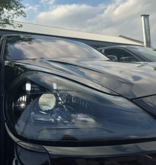 957 Headlights For Porsche Cayenne 08-10 Upgraded 21 Matrix Style LED Front