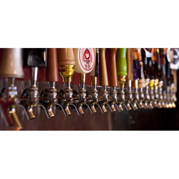 Well Pouring Beer Keg Faucet , Draft Beer Tap Faucet Fits For American Beer Shanks And Towers