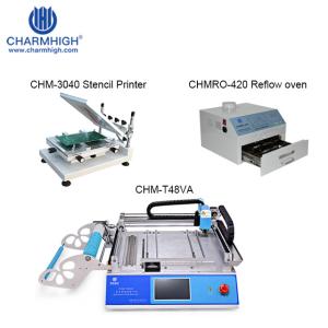 Cheap 6000cph Mini Size Pick And Place PCB Assembly With Vision System for sale