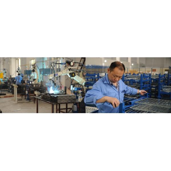 Torin LK74 Large Welded Mesh Powder Coated Finish Folding Forklift Metal Safety Cage