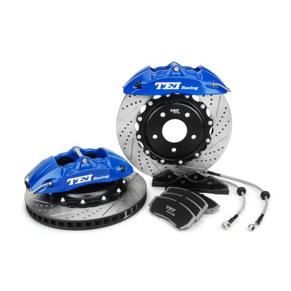 Disc 355x28mm Brake Kit 4 Piston Caliper With 2 Piece Rotor Big Brake Kit For