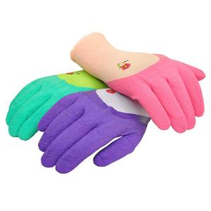 China Custom Latex Coated Work Gloves , Ladies Gardening Gloves With Micro Foam on sale