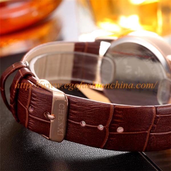 066A Fashion Business Watch Super Classic Design Rose Gold Roman Numbers Unisex Watch Hot