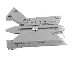 Silver HJC30 Double Slide Stainless Steel Welding Gauge for Multi Function