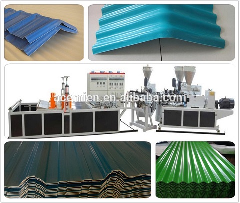 Quality pvc corrugated roofing tile machine/ pvc roofing tile machine for sale wholesale