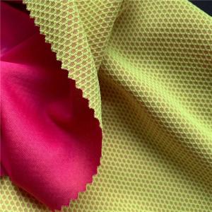 175gsm Cationic Polyester Fabric 150D 40D Mesh Fabric For Sportswear 1.5M