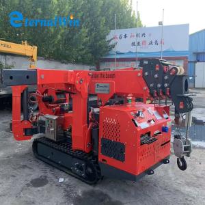 Customizable 3 Ton Spider Crane With Telescopic Boom And Dual Power Source