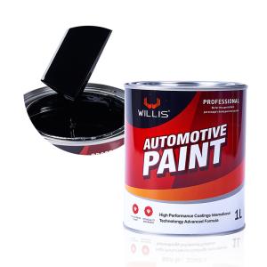 Cheap High Gloss 2K Acrylic Basecoat Topcoat Multiple Colors Available Black Automotive Paint Two-Component Liquid Coating Car Spray for sale