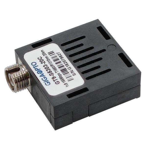 Quality 155Mbps 1x9 Transceiver BIDI SMF TX1550nm RX1310nm 20km Single SC FC ST Transceiver Module wholesale