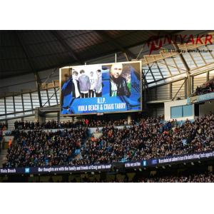 Commercial Advertising LED Stadium Display Screen 7000CD Brightness
