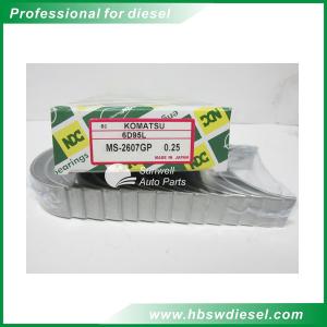 China Komatsu 6D95 Diesel Engine Main Bearing MS-2607GP 0.25 M409H M890K Supply on sale