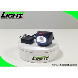 8000 Lux High Beam Cordless Cap Lamp Stainless Steel Clip For Underground Safety Lighting