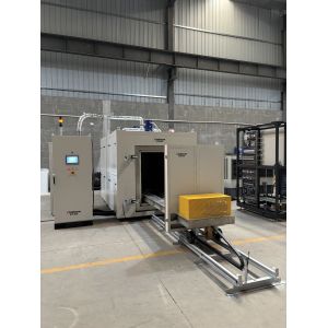 Precision Temperature Control Hrf1350-06 Hot Air Trolley Furnace + Online