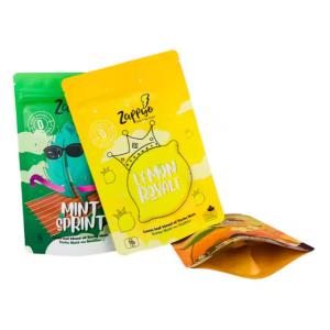 Custom Laminated Ziplock Stand Up Pouch For Dried Fruit And Snacks