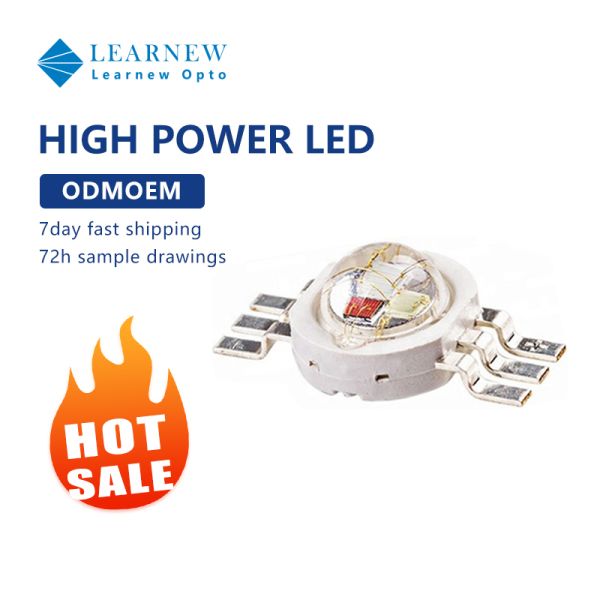 Epistar 3V 5050 SMD LED Chip with Gold Wire Bond and 10000 Hours Lifespan for