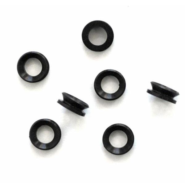 HNBR FVMQ Rubber Grommets IATF16949 Black Rubber Gasket Food Grade