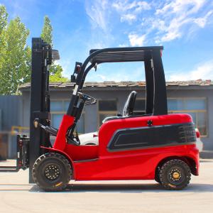 Cheap New 2 Ton 2.5 Ton 3 Ton Electric Forklift with Seat Operator Small All Terrain Wheel Pallet Truck for sale