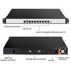 8 Gigabit LAN C236 support 9th I3 I5 I7 Industrial computer fanless mini pc