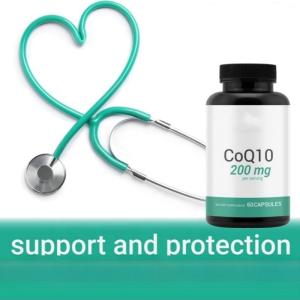 OEM CoQ10 Supplement Coenzyme Q10 200mg Capsules Ubiquinol Powder Capsules Coq10
