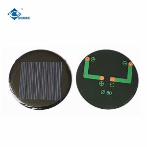 China 3V Poly thin film transparent solar panel 0.2W Mini Epoxy Resin Solar Panel ZW-R60-1 on sale