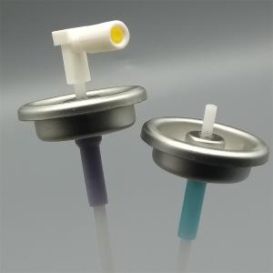 Accurate Dispensing One Inch Plastic Stem Metered Aerosol Valve For Cosmetics