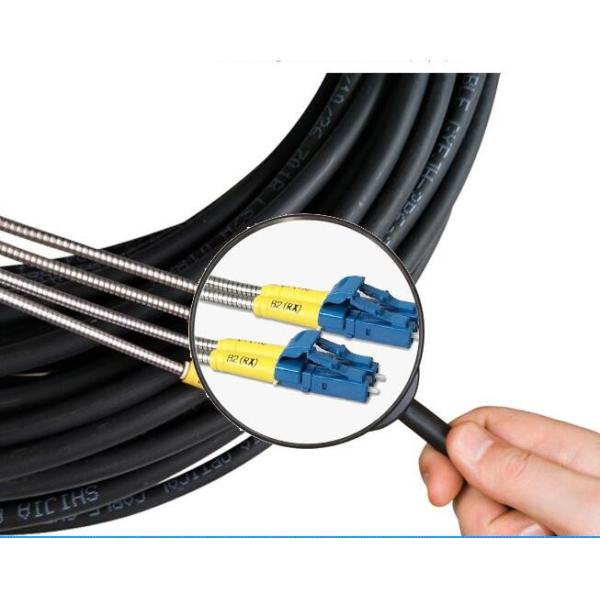 Quality Armoured Branch Outdoor CPRI Fiber Cable GYFJH 7.0mm 2 Cores LSZH G657A2 wholesale