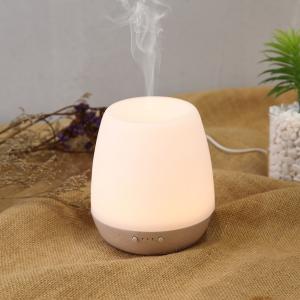 Small Glass Wooden 180ml Ceramic Aroma Diffuser Essential Oil Humidifier