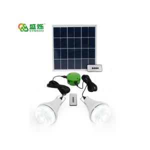 Solar Rechargeable Led Bulb Emergency Lamp Solar Power Panel With Bulb Solar