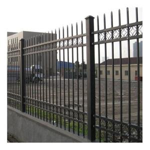 Privacy Garden Fence Aluminum Metal Picket Ornamental Steel Fence Panel with