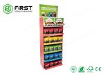 Foldable Full Color Printed Custom Cardboard Floor Display Shelf For Retail