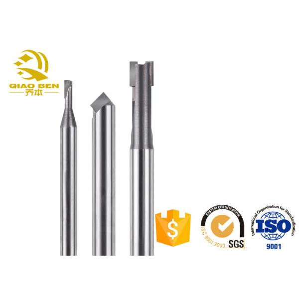 CNC PCD Milling Cutters Diamond PCD Tip Carbide End Mill Tools For Polishing
