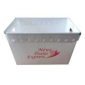 PP Corrugated Plastic Mail Tote Customized Waterproof Lightweight