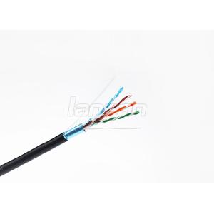 PVC FTP Al Foil Cat5e Lan Cable With Bare Copper Conductor