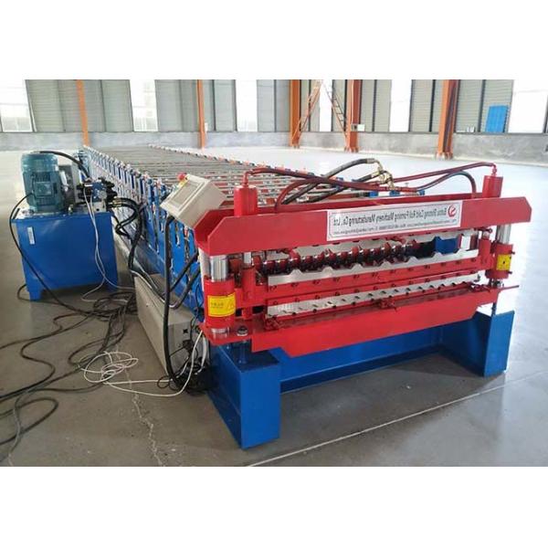 Double layer roll forming machine metal roofing corrugated steel sheet wall panel tile making machine