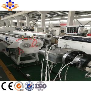250Kg/H Plastic Pipe Manufacturing Machine 37Kw Pvc Pipe Extrusion Machine Line