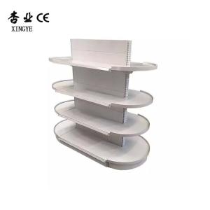 Cheap Factory Customized color size metal heavy duty supermarket round shelf for sale