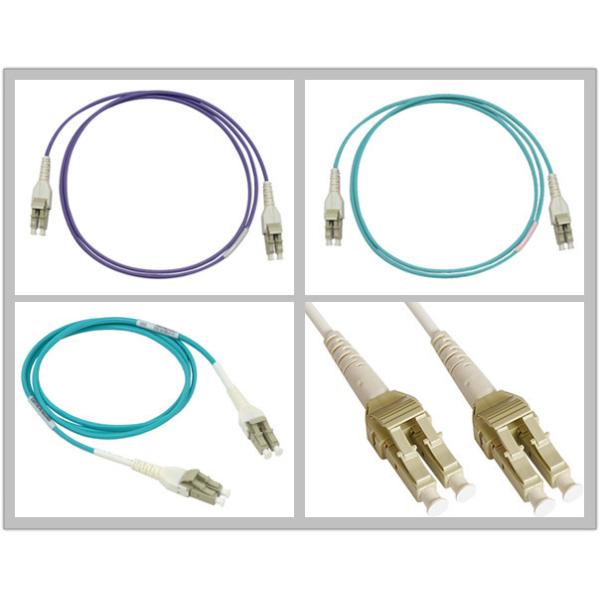 DLC-DLC Uniboot Fiber Optic Patch Cord 2.0MM with Violet LSZH jacket