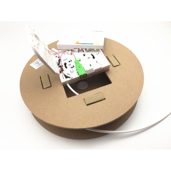 1 Core Wall Mount FTTH ABS Fiber Optic Distribution Box
