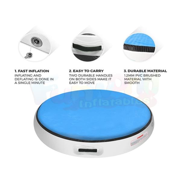 Multi Purpose Mini Trampoline Inflatable Sports Games / Airspots Inflatable Air Tumble Track