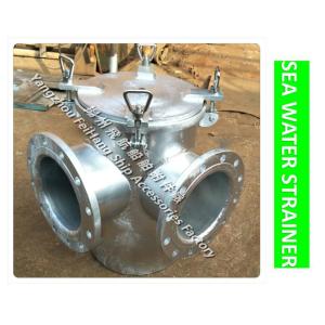 JIS 5K-250A main engine sea water pump inlet seawater filter filter, daily