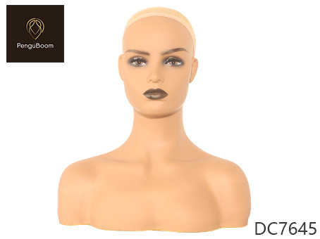 Quality Sunglasses Display Pretty Mannequin Head With Shoulders 42cm height wholesale