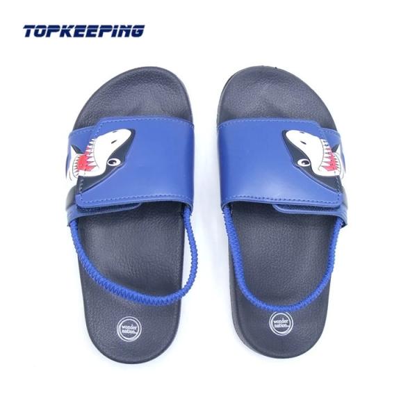 Summer Boy Flip Flop Plain Strap Child Beach Waterproof