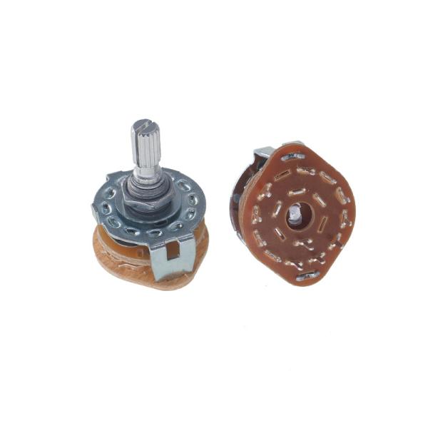 Performance Rotary Electrical Switches With N/A Rotation Angle And DC30V 0.3A