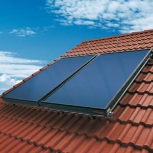 China Eco friendly blue tinox flat plate solar collector on sale