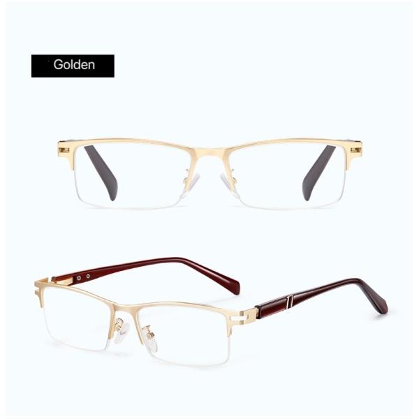 Half Frame Anti Blue Light Portable Reading Glasses 141MM Minimize Headache