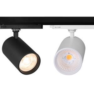 6000K Aluminum COB Track Light , Durable Hotel LED Track Lamp